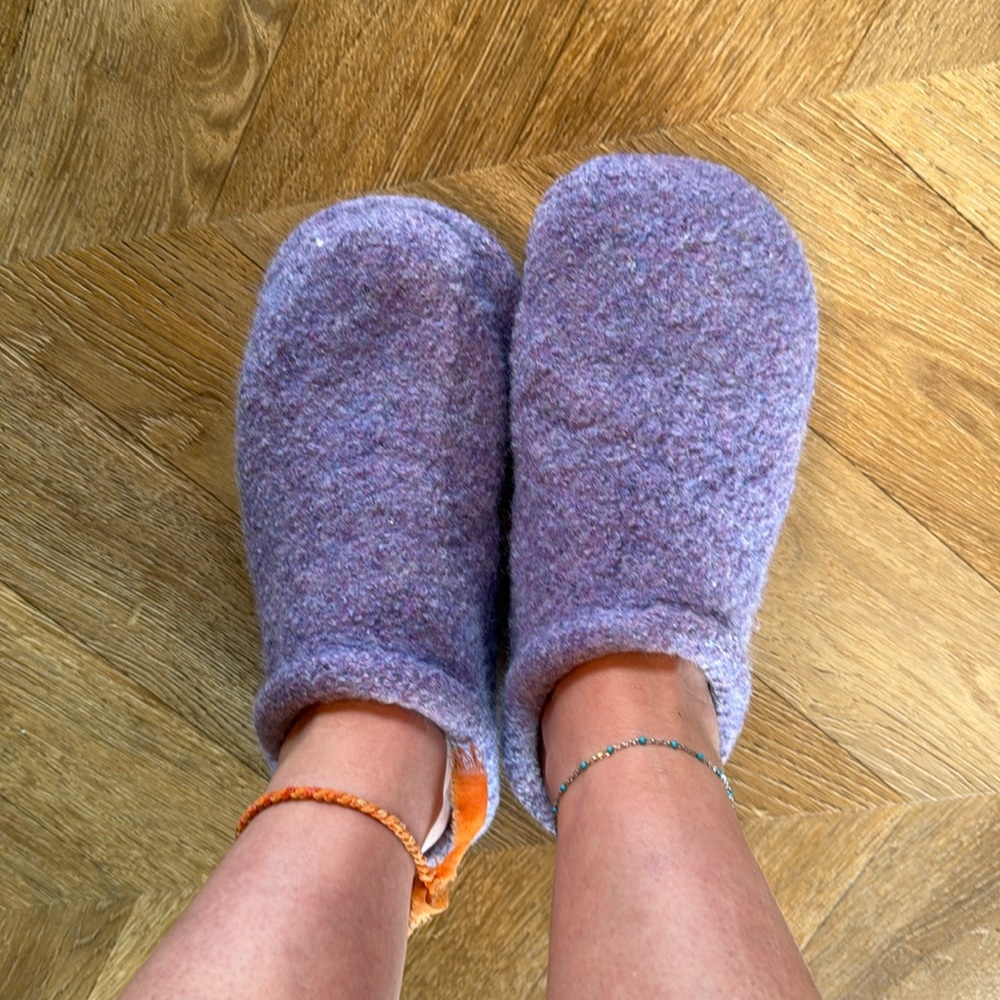 Indoor Slippers Handmade felted